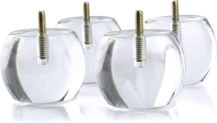 Clear Acrylic Furniture Risers, Set of 4