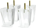 4-Inch Square Acrylic Furniture Legs, Set of 4 - Default Title - image 1