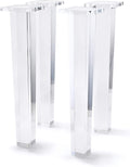 16-Inch Square Acrylic Furniture Legs, Set of 4 - Square Leg - image 1