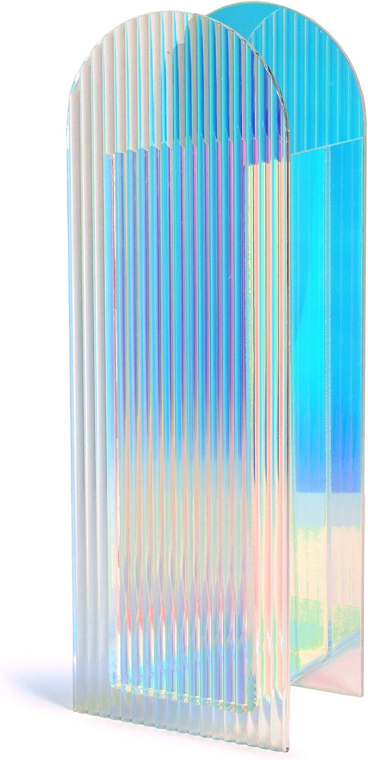 Modern Arch Acrylic Vase - Iridescent - image 1