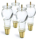 Classical Acrylic Furniture Legs, Set of 4 - 7.1inch - image 1