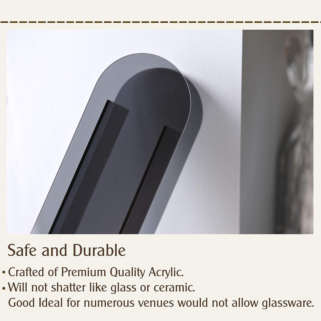 Modern Arch Acrylic Vase - Black - image 4