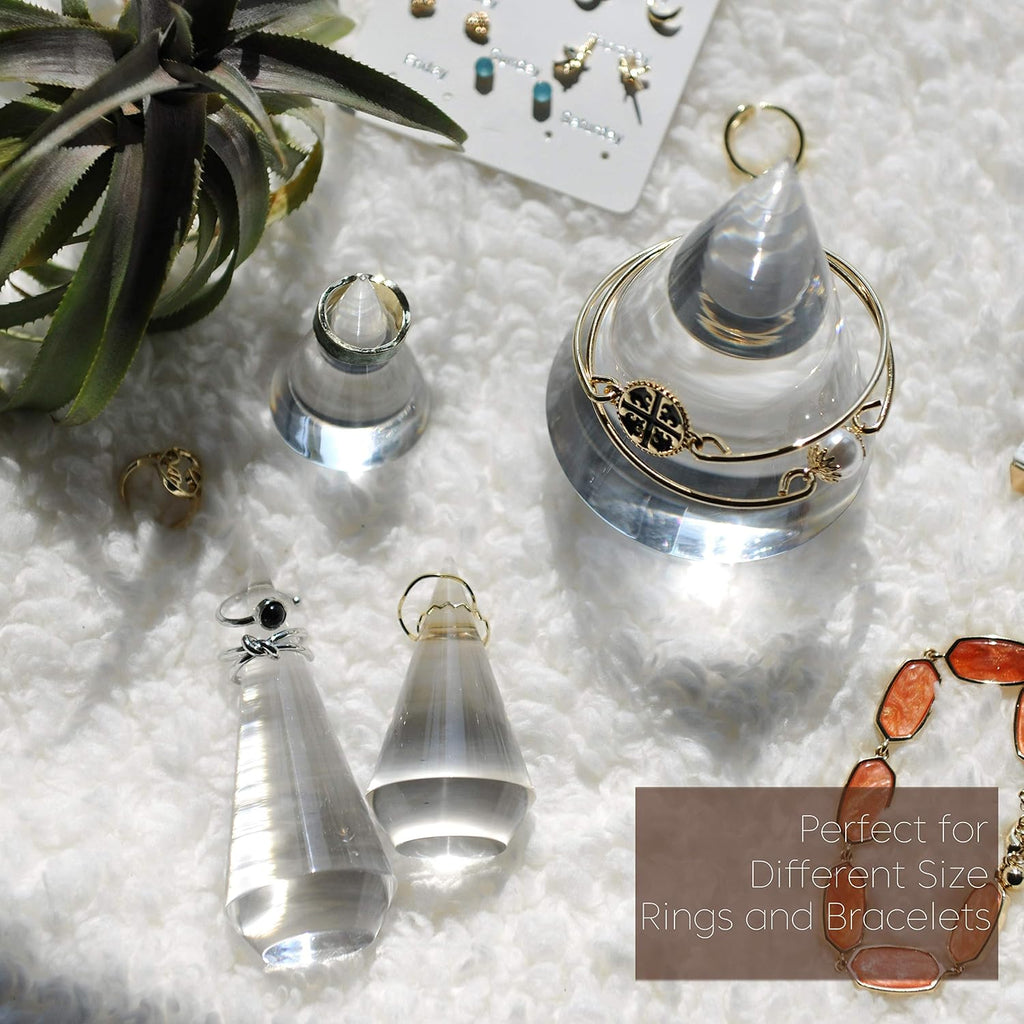 Acrylic Ring Holder Display, Set of 3 - Default Title - image 4