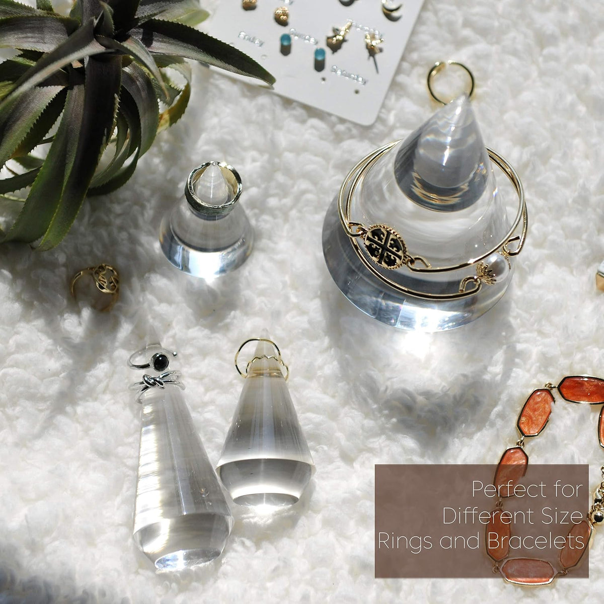 Acrylic Ring Holder Display, Set of 3 - Default Title - image 4