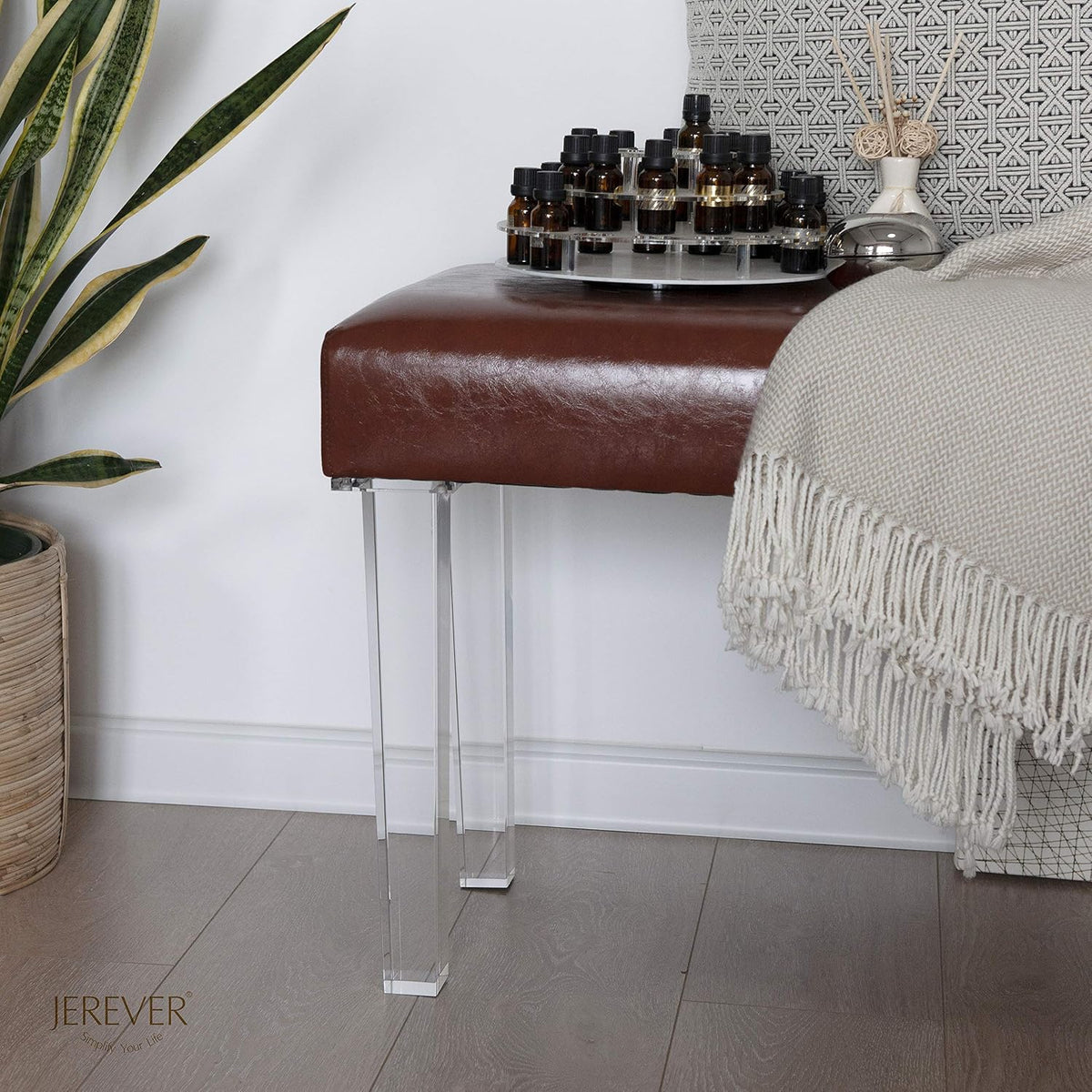 16-Inch Square Acrylic Furniture Legs, Set of 4 - Square Leg - image 4