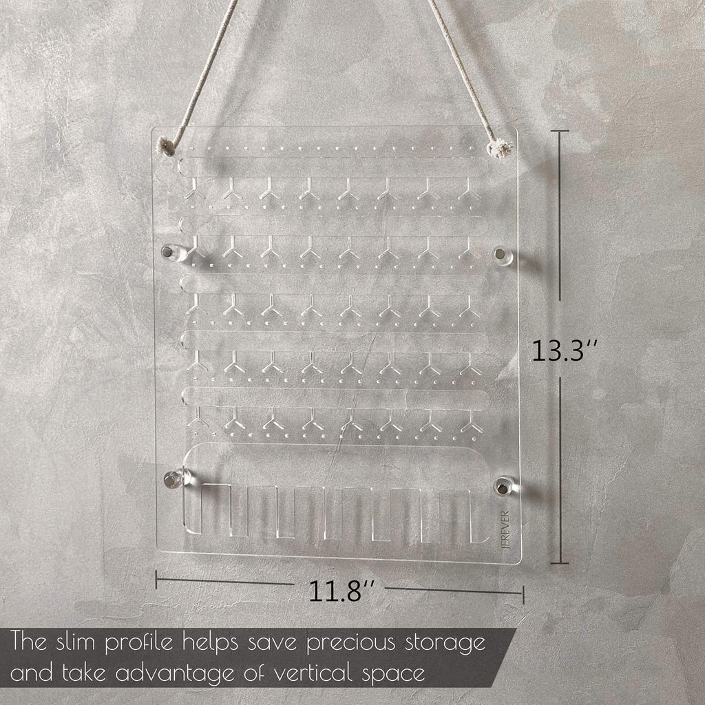 Wall-Mounted Acrylic Jewelry Organizer - Default Title - image 4
