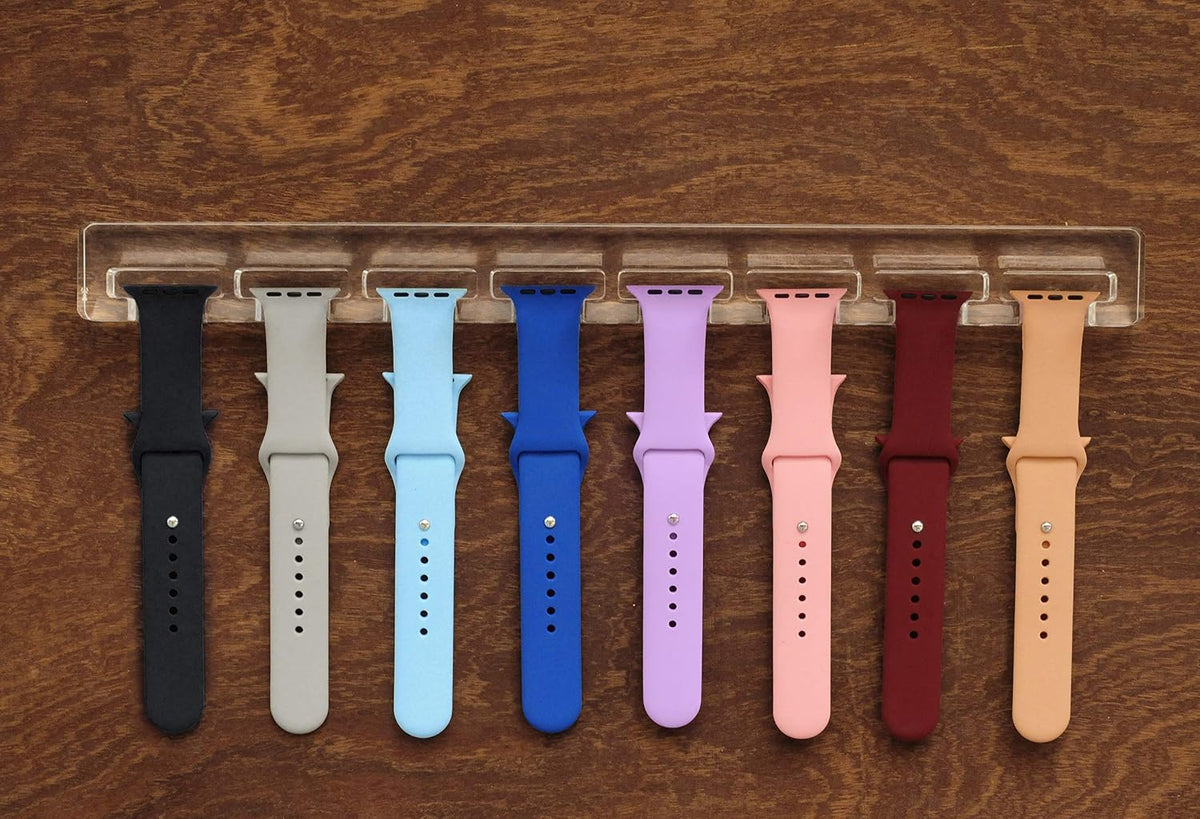 Wall-Mounted Acrylic Watch Band Organizer