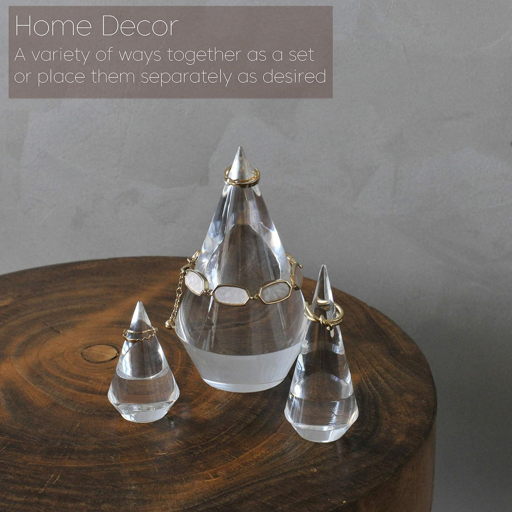 Acrylic Ring Holder Display, Set of 3 - Default Title - image 5