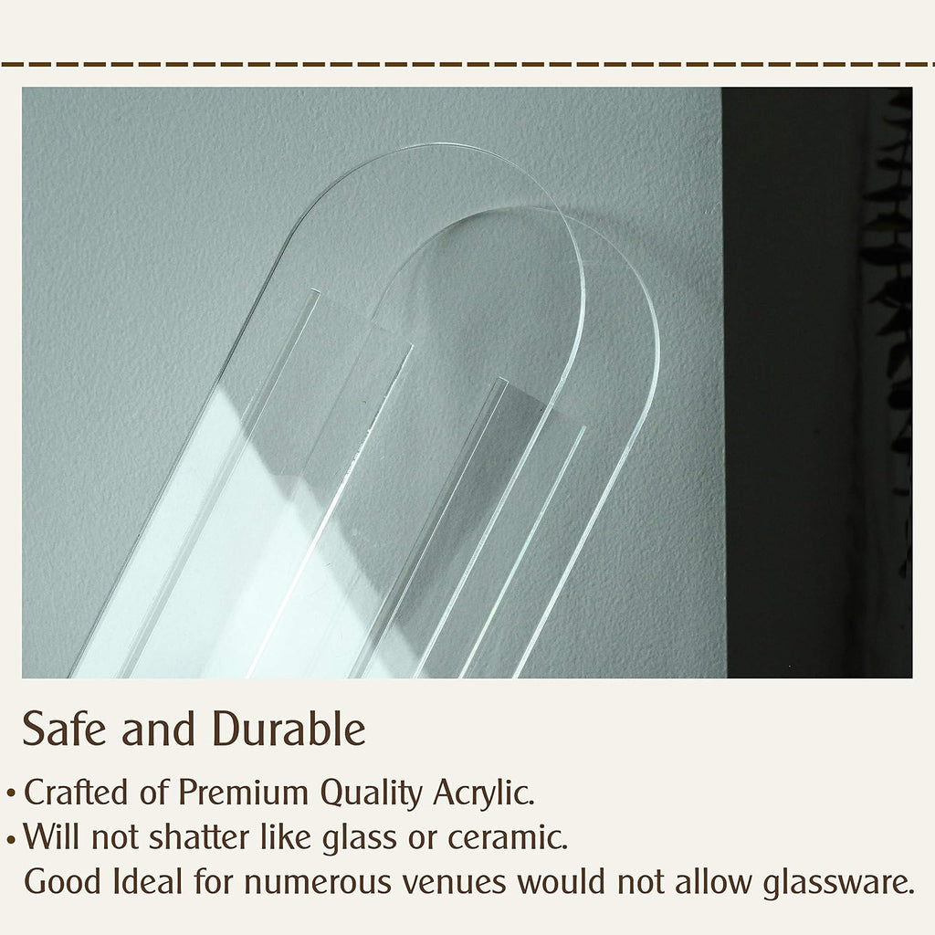 Modern Arch Acrylic Vase - Clear - image 4
