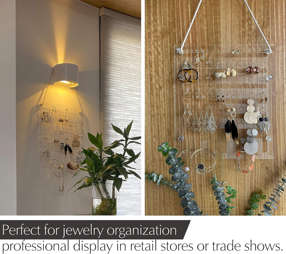 Wall-Mounted Acrylic Jewelry Organizer - Default Title - image 5