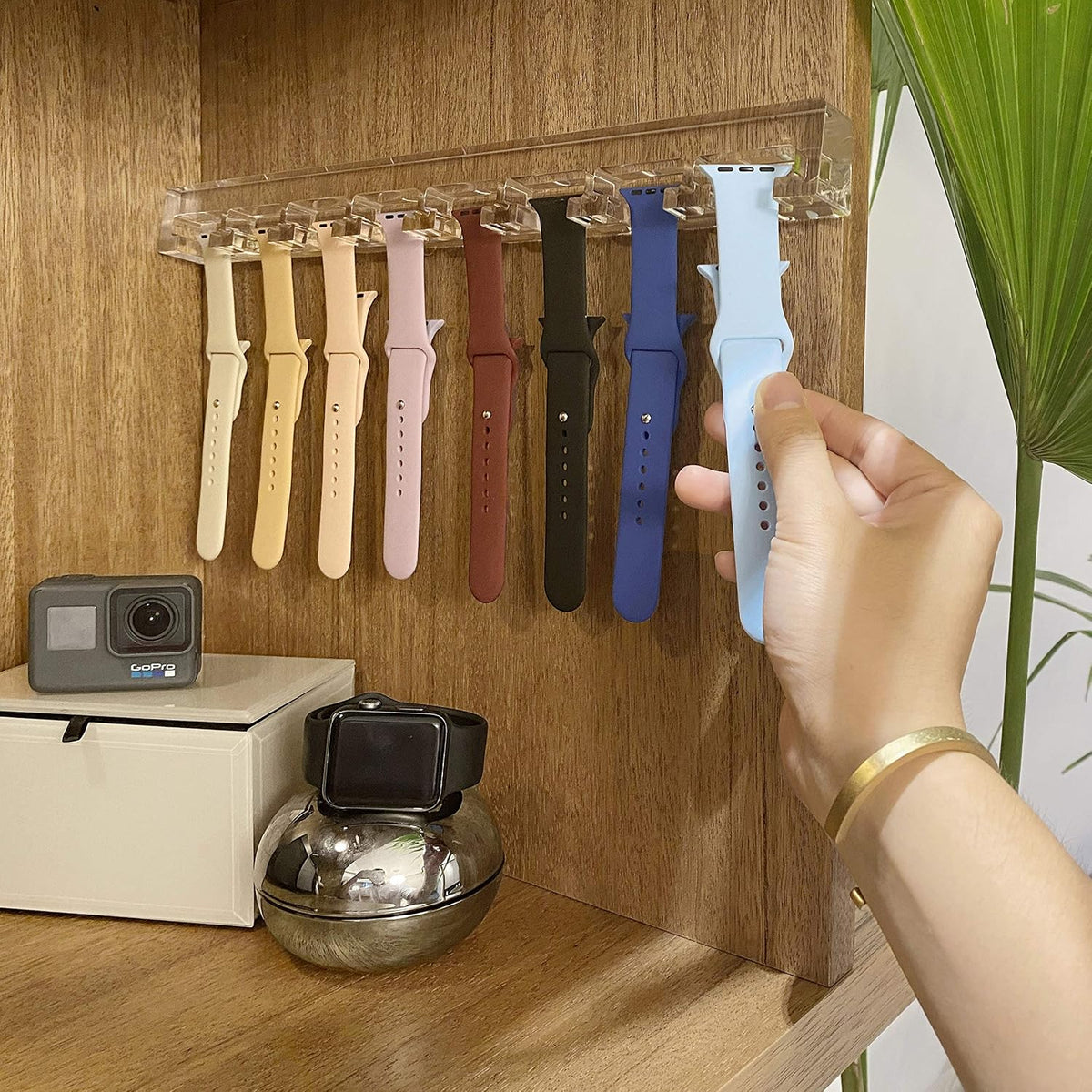 Wall-Mounted Acrylic Watch Band Organizer - Default Title - image 4